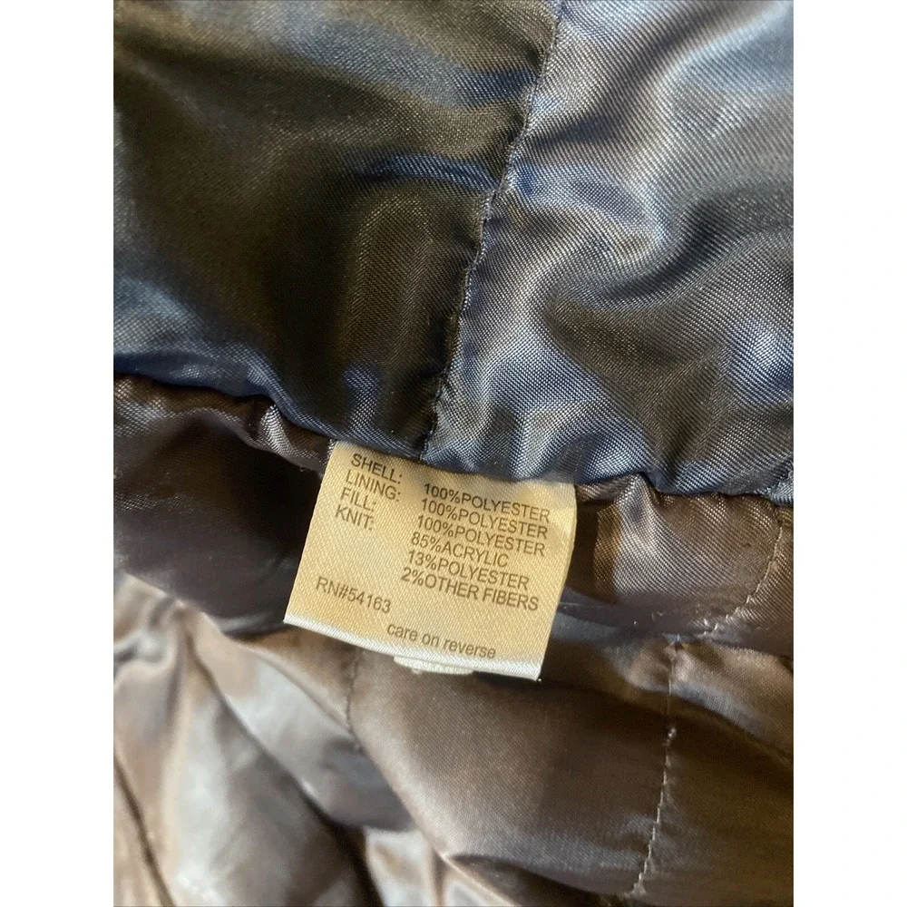 Calvin Klein Mens Ski Bomber Jacket Medium Brown - Picture 4 of 16